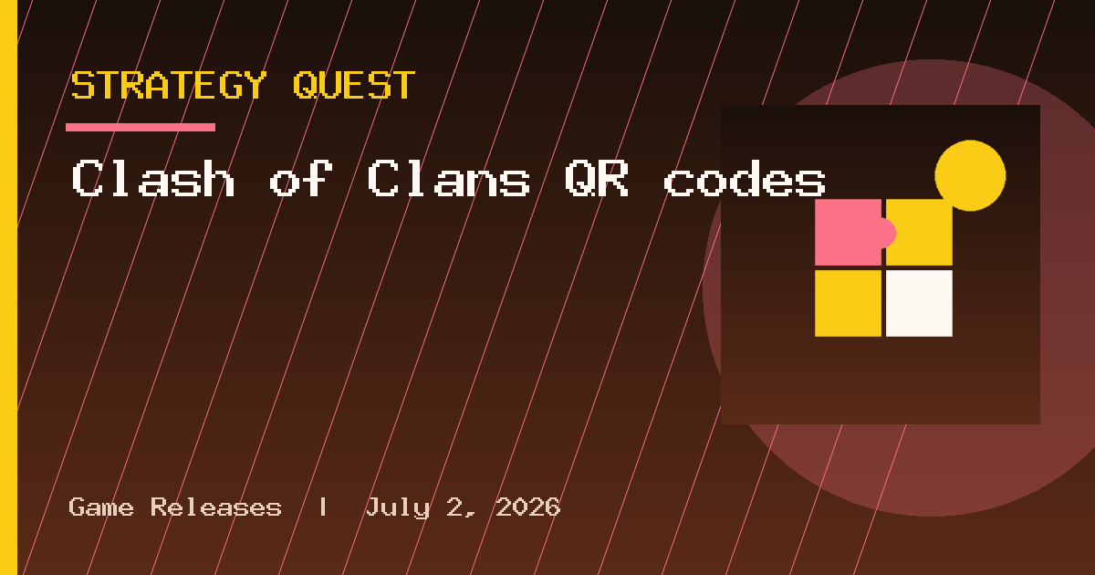 Clash of Clans QR codes