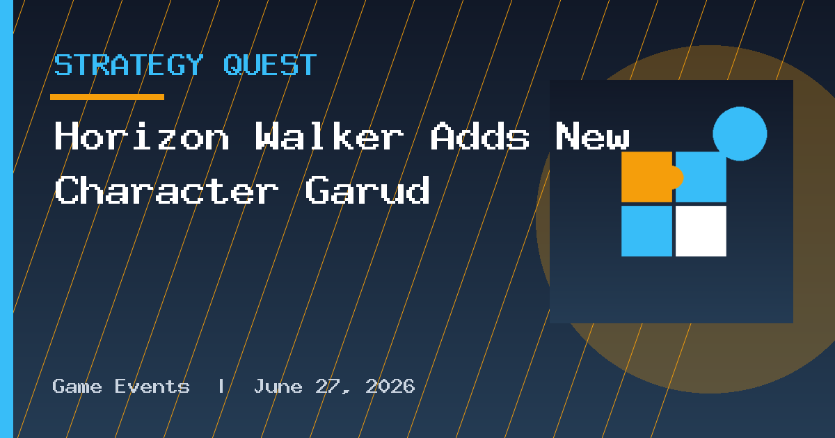 Horizon Walker Adds New Character Garud